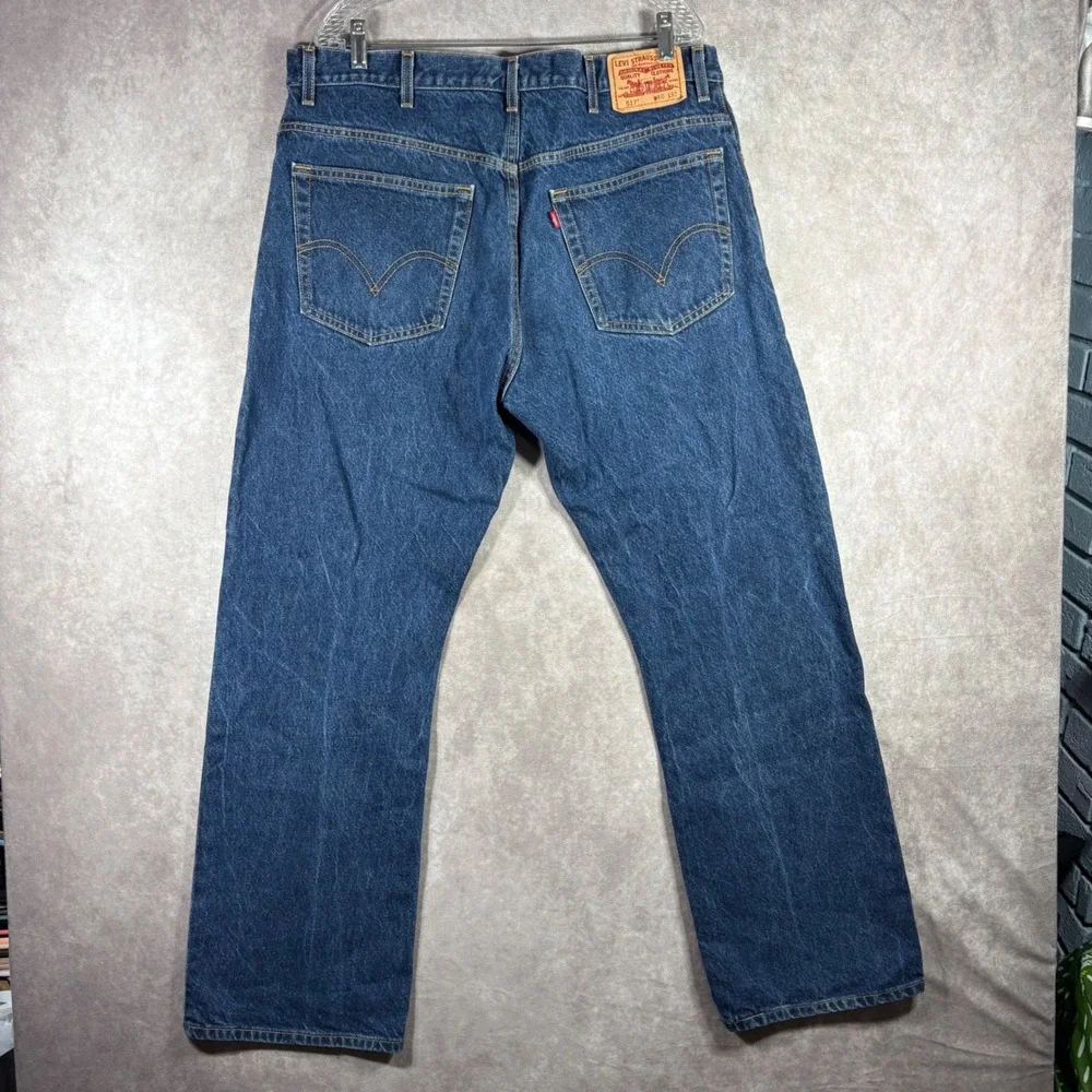 Levi's Jeans Mens 40x32 Blue 517 Bootcut Denim Cotton Classic Western y2k Cowboy